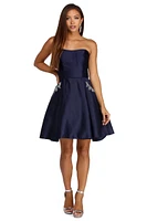 Noelle Formal Satin Party Dress