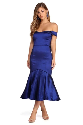 Sydney Formal Taffeta Midi Dress