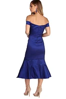 Sydney Formal Taffeta Midi Dress