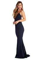 Kelsey Formal Open Back Lace Dress