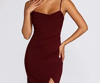 Tamara Formal Sleeveless Wrap Dress