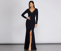 Tulip Lace Up Evening Gown