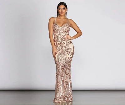 Laylah Sequin Mermaid Gown