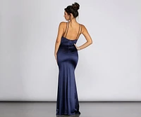 Harrah Satin Mermaid Gown