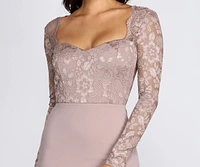 Lacey Mermaid Formal Dress