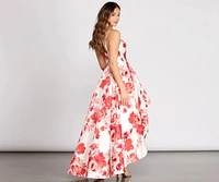 Kamala Floral High Low Dress