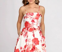 Kamala Floral High Low Dress