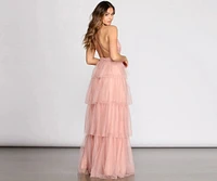 Perrie Formal Layered Tulle Dress