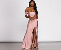 Lisi Off Shoulder Mermaid Dress