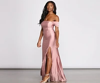 Lisi Off Shoulder Mermaid Dress