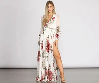 Rita Floral Chiffon Dress