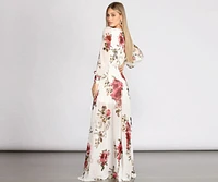 Rita Floral Chiffon Dress