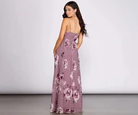 Hila Floral Chiffon A-Line Dress