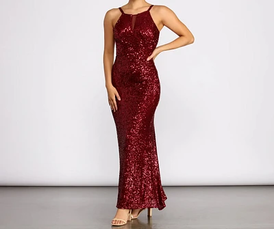 Angelina Formal Sequin Dress