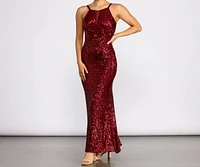 Angelina Formal Sequin Dress