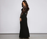 April Formal Lace Mermaid Dress