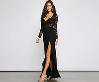 April Formal Lace Mermaid Dress