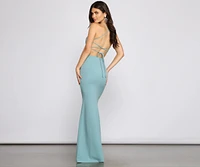 Claudette Formal Lace-Up Mermaid Dress