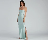 Zendaya Lace-Up Back Mermaid Formal Dress