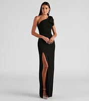 Star Formal One-Shoulder Mermaid Dress