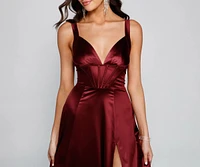 Rae Formal Corset A-Line Dress