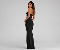 Ailyn Formal V-Neck Cutout Mermaid Dress