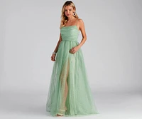 Larissa Formal Tulle Glitter Ballgown