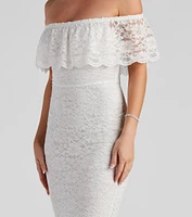 Kourtney Formal Lace Mermaid Dress