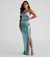 Millie High Slit Formal Dress