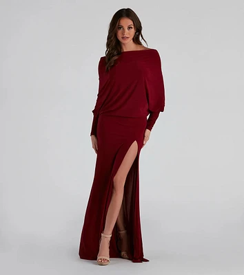 Holly Long Sleeve Formal Dress