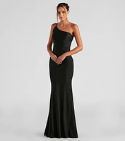 Brie Formal One-Shoulder Mermaid Dress