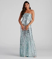 Elliana Sequin Mermaid Dress