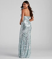 Elliana Sequin Mermaid Dress