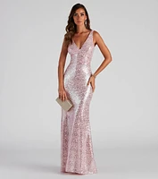 Wylla Formal Sequin Mermaid Dress