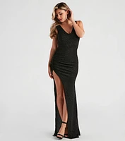 Cynthia Formal Glitter Long Dress