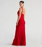 Alaina Asymmetric One-Shoulder Mermaid Dress