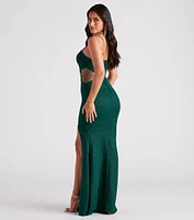 Cynthia Formal Glitter Mermaid Dress