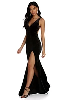 Macy Formal Velvet Dress