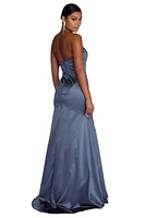 Cheyenne Formal Strapless Satin Dress