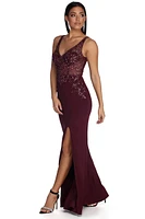 Valerie Beaded Vixen Evening Dress