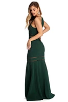 Carly Formal Illusion Mermaid Dress