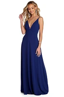 Julissa Formal Sleeveless Chiffon Dress