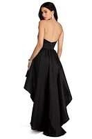 Bonnie Formal Taffeta High Low Dress