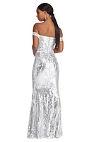 Saraya Sequin Sweetheart Formal Dress