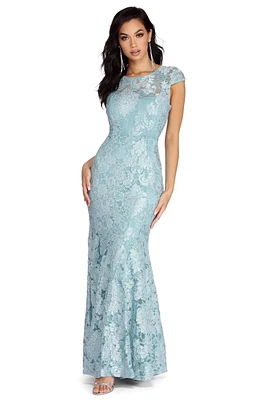 Cleo Formal Lace Mermaid Dress