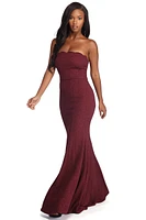 Miranda Glitter Mermaid Formal Dress