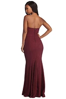 Miranda Glitter Mermaid Formal Dress