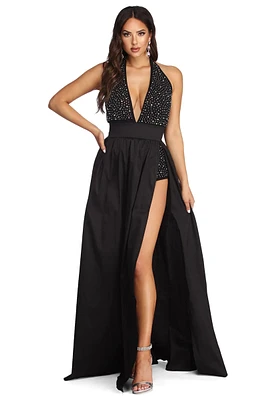 Zaylee Formal Heat Stone Dress