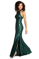 Aspyn Formal Sleeveless Sequin Dress