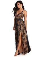 Kim Formal Floral Lace Dress